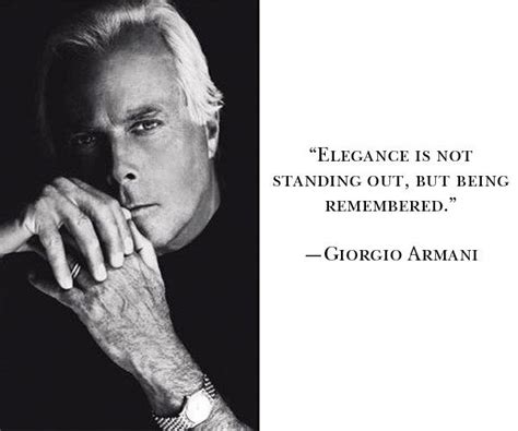 quotes by giorgio armani